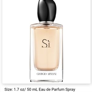 Sealed Armani Sia Perfume